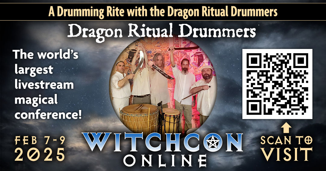 We are once again the musical headliners for WitchCon, with performances on the Friday, Saturday, and Sunday nights of the world's largest livestream magical conference!