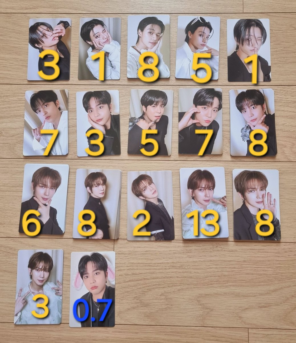 ateez__sell's tweet photo. 에이티즈 앨범포카 판매 양도 SELL ATEEZ GOLDEN HOUR : Part.2

성화 산 홍중 0.3
윤호 우영 0.2
여상 종호 0.1
( 1.0부터 거래 ⭕ )
https://t.co/sNcLJPR9VT

홍중 성화 윤호 여상 산 민기 우영 종호
Hongjoong seonghwa yunho yeosang san mingi wooyoung jongho wts https://t.co/X83AodJeeM