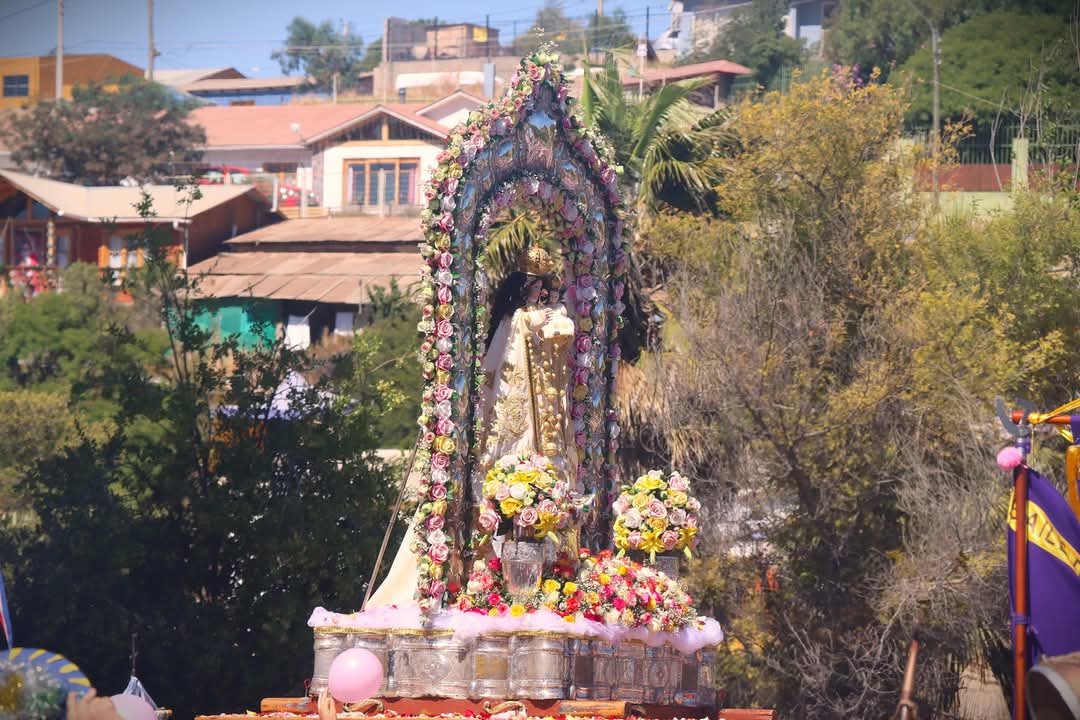 comuniandacollo's tweet photo. 📌Con una multitudinaria procesión se terminó la jornada de este jueves en la Fiesta Religiosa en Honor a la Virgen Nuestra Señora del Rosario. La imagen de nuestra Chinita de Andacollo fue trasladada por las calles de la comuna. https://t.co/PY0aaUkucJ