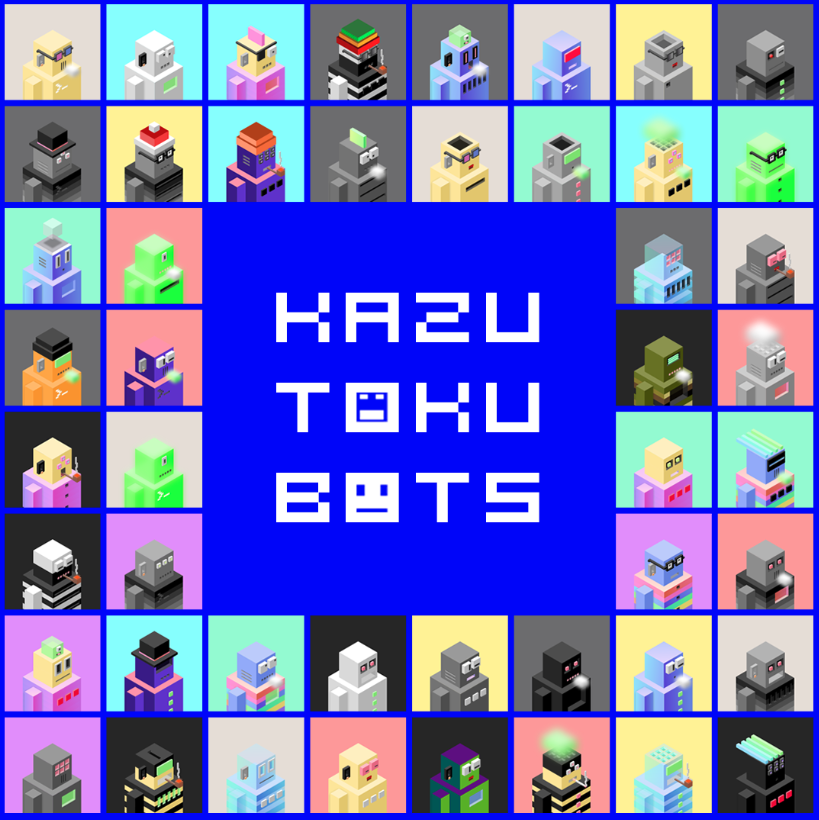 We are excited to announce our collaboration with <a href="/KazuTokuBots/">KazuTokuBots</a>

3WL SPOTS

Collection: Voxel Recursive Collection
Supply: 3333 Price: 5 Usd / FreeMint for WL
Date: TBA
Mint Place: Custom launchpad powered by @Artatak_io
Raffle requirements:

1) Follow <a href="/KazuTokuBots/">KazuTokuBots</a>