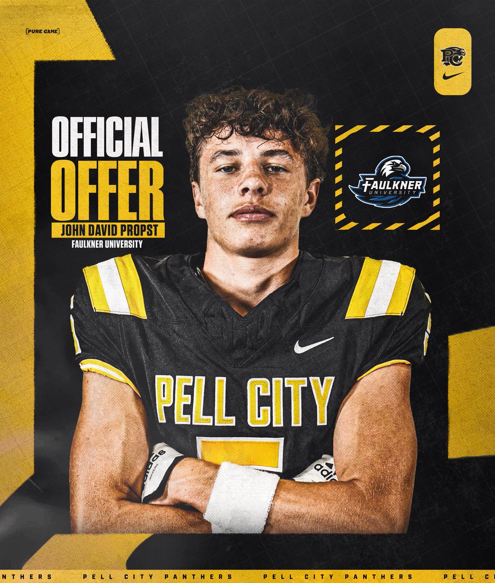 Congratulations to <a href="/johndavidpropst/">John David</a> on his first OFFER from <a href="/FaulknerFTBL/">FaulknerFootball</a> 💥

Made History! 🏆

#UATW 🌏 #GoPanthers 🐆