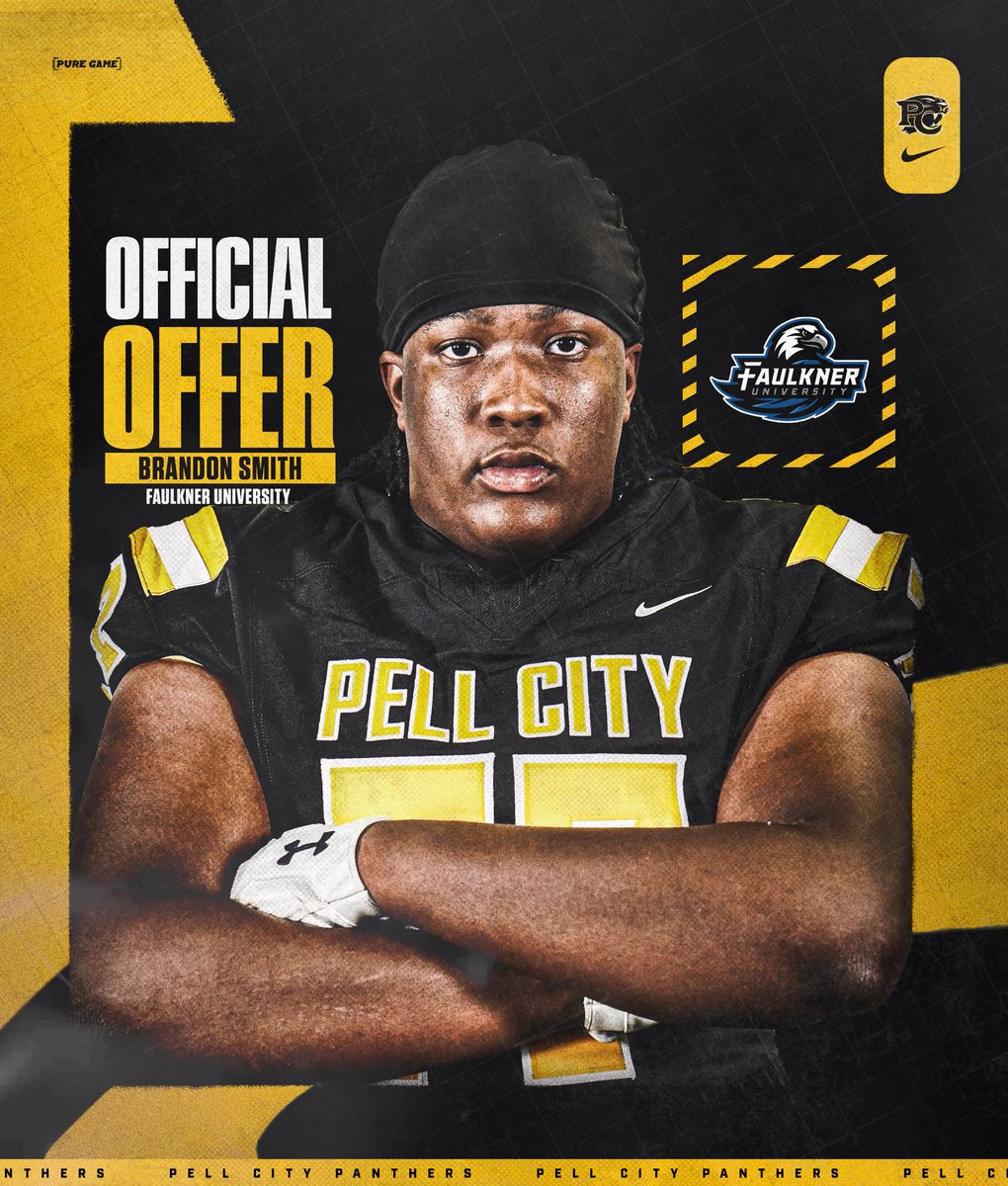Congratulations to <a href="/BrandonSmithJr_/">Brandon Smith</a> on receiving an OFFER from <a href="/FaulknerFTBL/">FaulknerFootball</a> 💥

Making History! 🏆

#UATW 🌏 #GoPanthers 🐆