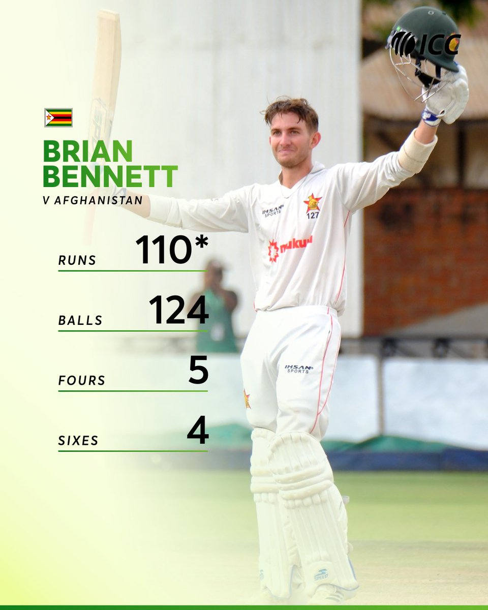The three centurions that powered Zimbabwe to their highest-ever Test total 🔥
 
📝 #ZIMvAFG: bit.ly/4iV9320