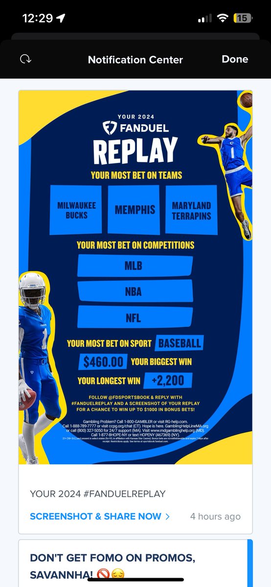 SAVSimone_'s tweet photo. @FDSportsbook #FanDuelReplay https://t.co/oZL1DxQPEy