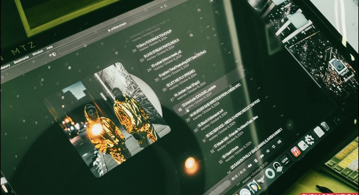MeekMill18st's tweet image. #MEEKMILL teasing a 37 song tracklist again. Atp I needa know if this how many songs on the album!! We wouldn’t mind at all we been ina drought @MeekMill