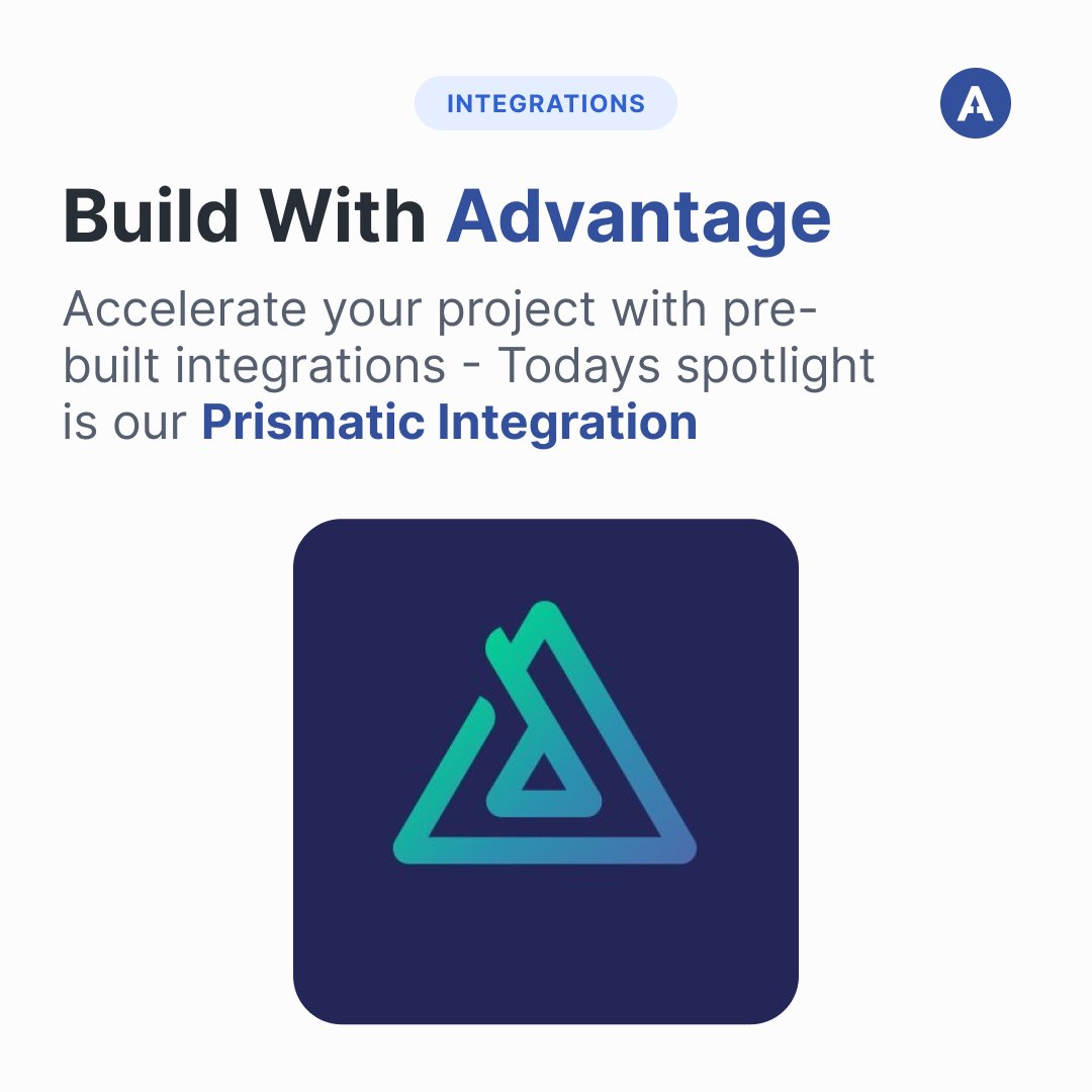 🌟 Build with Advantage - Today's spotlight is our Prismatic Feature! 

Enhance your integrations with seamless, customizable solutions designed to streamline your workflow. How has Prismatic improved your business operations?

#BuildWithAdvantage #Prismatic #TechInnovation