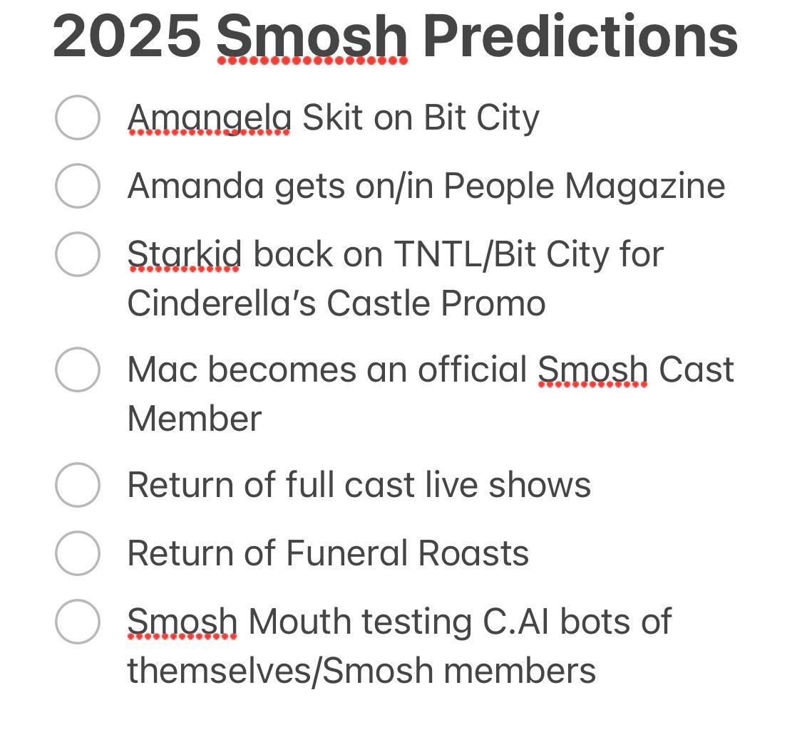 LocalBardbear's tweet image. Got my Smosh 2025 predictions in
