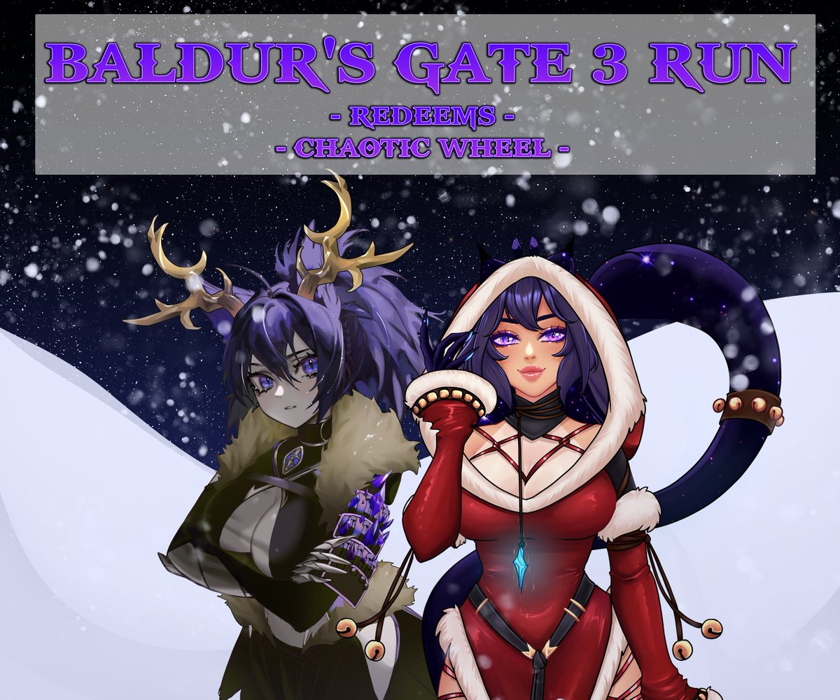 shimmer_void's tweet photo. Another day in the wilderness of the Swordcoast with
@frinhaal ! Time for the Moonrise Towers! Last bg3 stream for the year!    

art: @shimmer_void
Frin png: weuntaew
#streamalert #shimmervoid #frinhaal #BG3 https://t.co/S9Fl3DLvwh