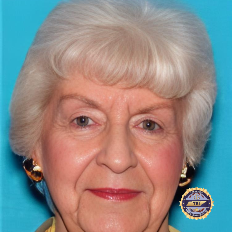 TBInvestigation's tweet photo. #TNSilverAlert: Margaret Benson, missing from Selmer.
The 86 y/o is 5'6", 180 lbs., blue eyes and grey hair, last seen this morning. Benson may be driving this red 1995 Jeep Cherokee with TN tag BBM 7281.
See her? Call Selmer P.D. at (731) 645-7907 or TBI at 1-800-TBI-FIND. https://t.co/xwA5CSRlgx