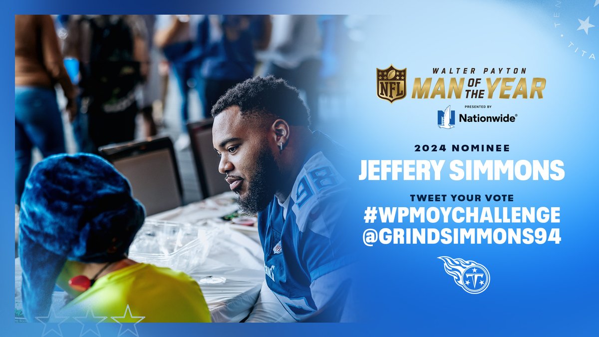 Titans Community (@titanscommunity) on Twitter photo Retweet to Vote for Jeffery Simmons for #WPMOY
<a href="/GrindSimmons94/">Jeffery Simmons</a> x #WPMOYChallenge
<a href="/GrindSimmons94/">Jeffery Simmons</a> x #WPMOYChallenge
<a href="/GrindSimmons94/">Jeffery Simmons</a> x #WPMOYChallenge Retweet to Vote for Jeffery Simmons for #WPMOY
<a href="/GrindSimmons94/">Jeffery Simmons</a> x #WPMOYChallenge
<a href="/GrindSimmons94/">Jeffery Simmons</a> x #WPMOYChallenge
<a href="/GrindSimmons94/">Jeffery Simmons</a> x #WPMOYChallenge
