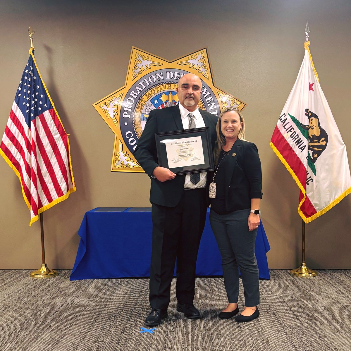 SDCPOA's tweet image. We would like to congratulate the graduates of @SDProbation Deputy Probation Officer Transfer Core #3. An additional congratulations goes to the Top Student, @SDCPOA member Louis Becker. We look forward to watching the graduates continue to thrive!

#SDCountyProbation #SDCPOA