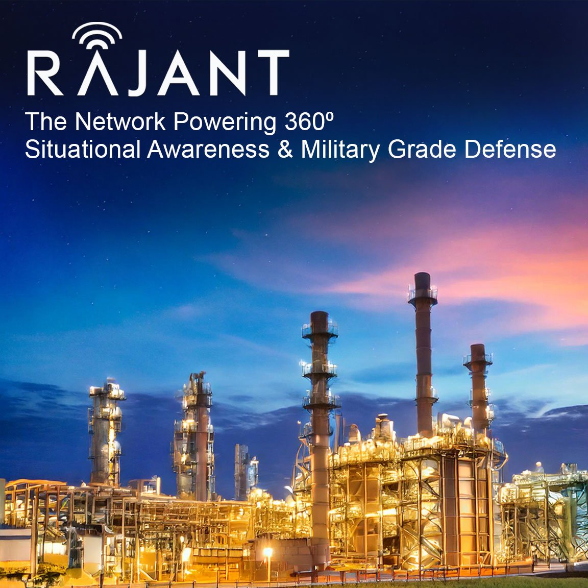Ensure your entire industrial environment is safe for everyone and that all your systems and machines are secured with military-grade cryptographic solutions and resilient, continuous communications from <a href="/RajantCorp/">Rajant Corporation</a>. #360awareness #downstream #communication