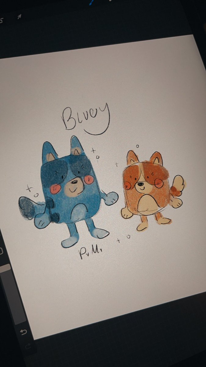 peyton_munson's tweet photo. I have a whole sticker collection I want to have where instead of couple stickers it’s best friends! I got SpongeBob and Patrick next!! AND raggedy Ann and Andy! #art #fanart #bluey #scoobydoo #amphibia https://t.co/fUwwTc9not