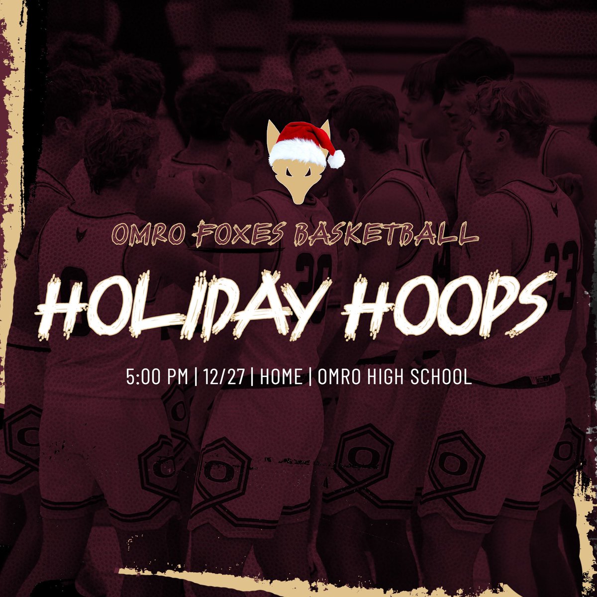 Omro Boys Basketball (@omrobasketball) on Twitter photo GAME DAY🚨
🆚 <a href="/WausauEastBBall/">WausauEastBasketball</a>
⌚️ Varsity 5:00
📍 Omro High School
💻 fan.hudl.com/usa/wi/omro/or…
#DefendTheDen GAME DAY🚨
🆚 <a href="/WausauEastBBall/">WausauEastBasketball</a>
⌚️ Varsity 5:00
📍 Omro High School
💻 fan.hudl.com/usa/wi/omro/or…
#DefendTheDen