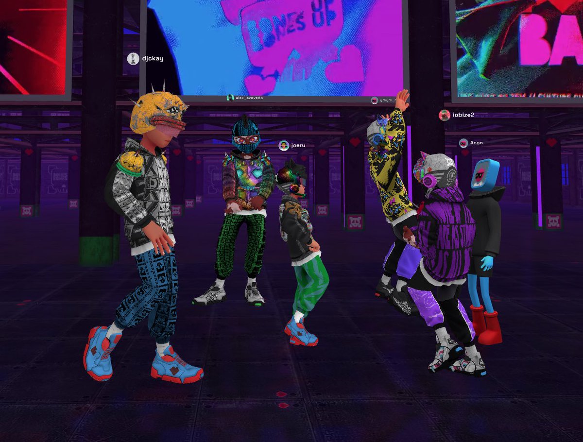 DJCkay's tweet image. At the @Broadside2037 Rave Bunker for some 3D Bass music…🎶

@Joer_uu @VectorMeldrew 🐸@basejumpxyz @oncyber 🕹️#Broadside #Metaverse #Avatar #VRM / 🦴’s 🆙