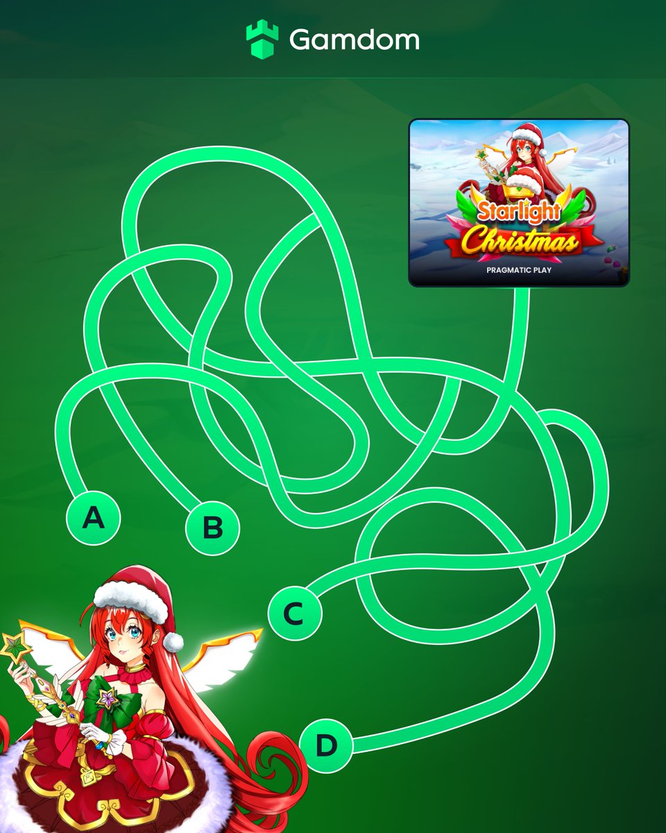 🎅 Choose the right path! 🎅

Navigate the sparkling maze and unlock FREE spins! 🎁

Drop your userID along with your answer and 🔄 to enter! ✨