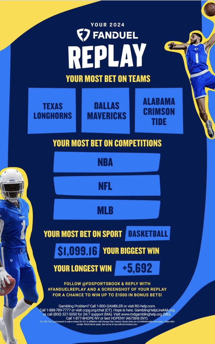 JGRIER94's tweet photo. @FDSportsbook #FanDuelReplay https://t.co/fXysEuhj2A