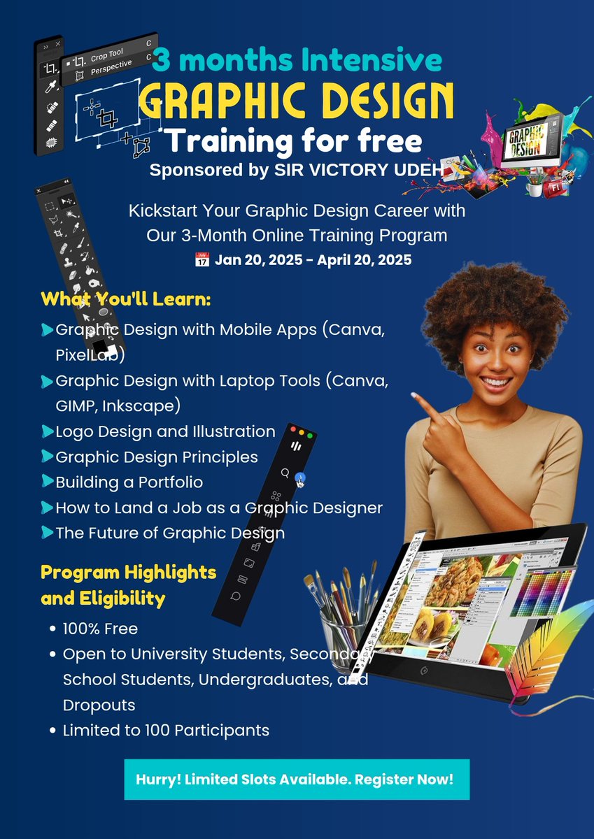 ejike_uiux's tweet image. Today's design 🥰

Please rate my work  🥰

Link to register:
forms.gle/Uj2dWNDoEgrKTo…

#GraphicDesigner 
#GraphicDesign
#GraphicDesignTraining