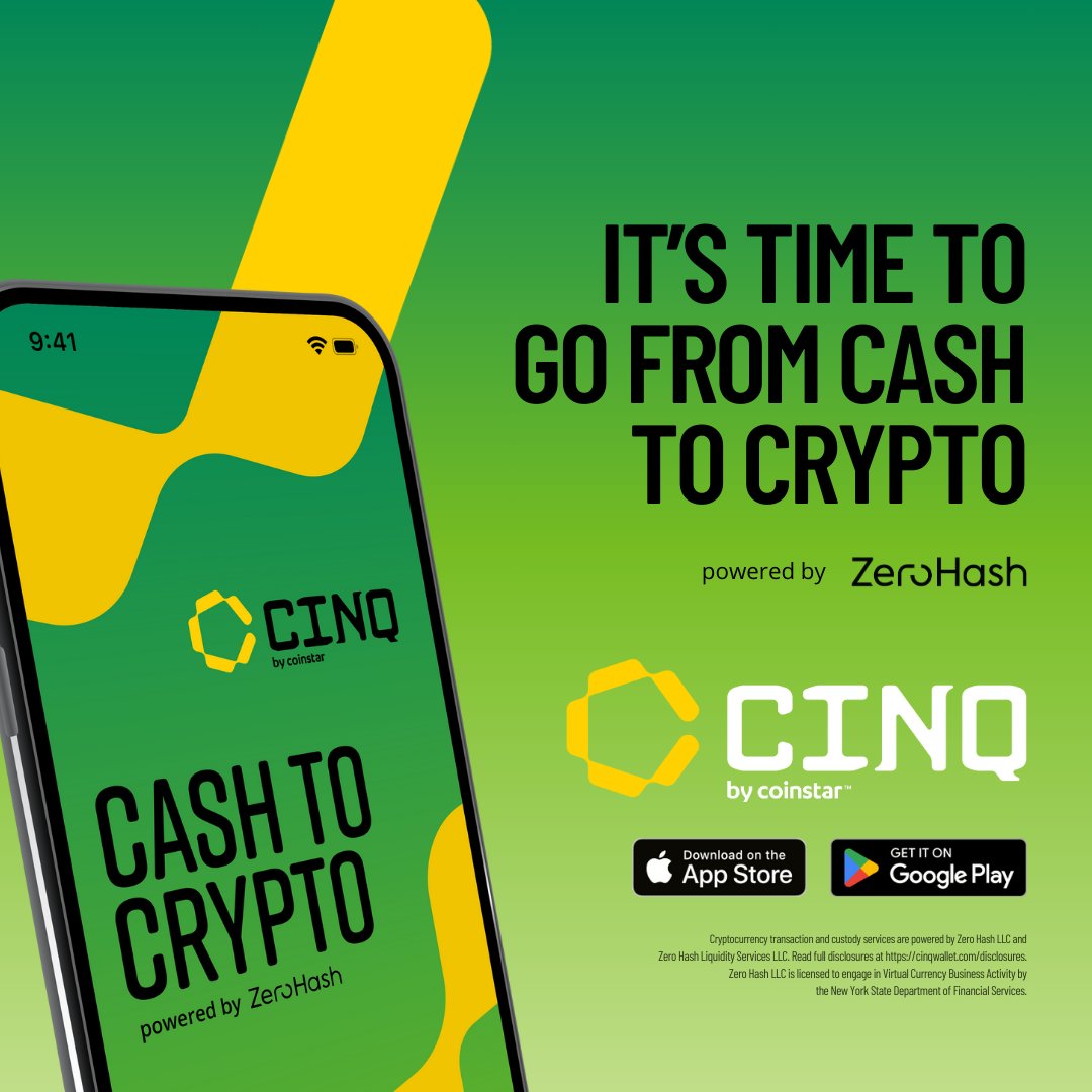 CINQ by Coinstar tweet media