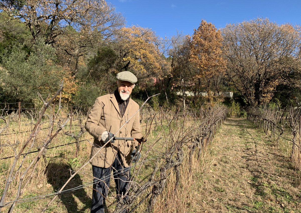 JMCambaceres's tweet photo. Après #Noël (le 25) et #SaintÉtienne (le 26) patron de #Lecques (30) mon village d’origine, il faut se remettre à la taille des vignes. Innovation: 1 broyeur pour sarments. Le produit ira enrichir naturellement l’humus. Cela s’inscrit dans notre démarche de culture bio-dynamique. https://t.co/m22arUJekE