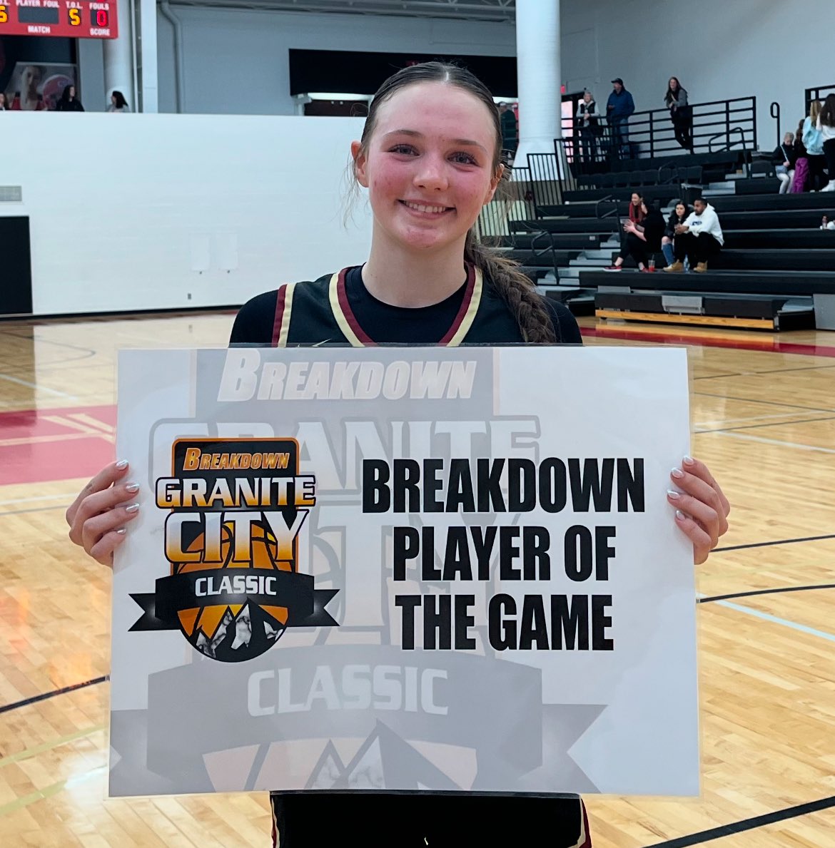 Breakdown Sports USA (@breakdownusa) on Twitter photo Congrats to <a href="/HolmquistKate/">Kate Holmquist</a> of <a href="/MGGirlshoops/">Crimson Girls Hoops</a> who is our 1st <a href="/BreakdownUSA/">Breakdown Sports USA</a> Granite City Classic St Bens Player of the Game. The Crimson knocked off Edina 85-33. Congrats to <a href="/HolmquistKate/">Kate Holmquist</a> of <a href="/MGGirlshoops/">Crimson Girls Hoops</a> who is our 1st <a href="/BreakdownUSA/">Breakdown Sports USA</a> Granite City Classic St Bens Player of the Game. The Crimson knocked off Edina 85-33.