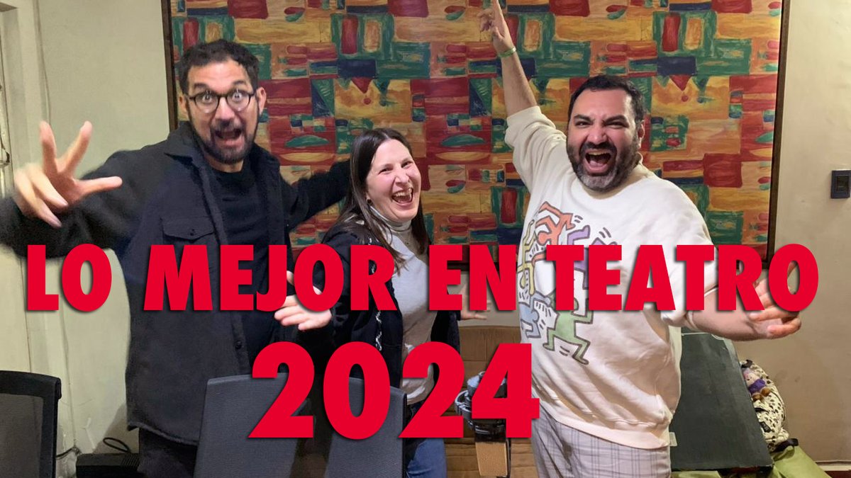 ElAquelarre_'s tweet photo. ¡Ya está arriba nuestro especial de fin de año del podcast donde @iv_moony @edresenateatro y Mariana Medina eligen las Mejores Obras y Musicales de 2024!
Youtube: https://t.co/WQD9c8e8AS
Spotify: https://t.co/wZhd7DWVZi
iTunes: https://t.co/SnTbw8tVgF https://t.co/fDQpX5eTMr