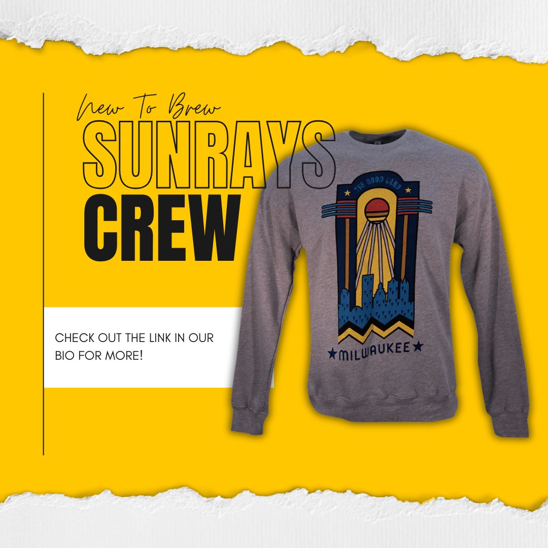 NEW TO BREW! The Sunrays Crew... 

...hey, that rhymes!

brewcityonline.com/collections/sw…