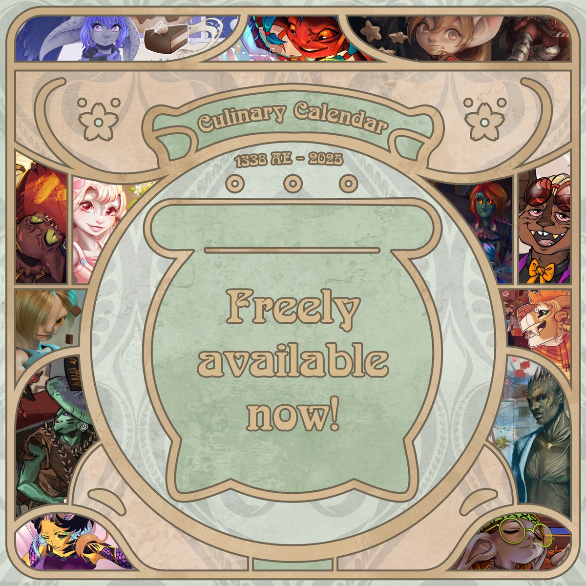 The Culinary Calendar is available now!

Get your copy of the calendar here!
> drive.google.com/drive/folders/… <

#GuildWars2 #gw2