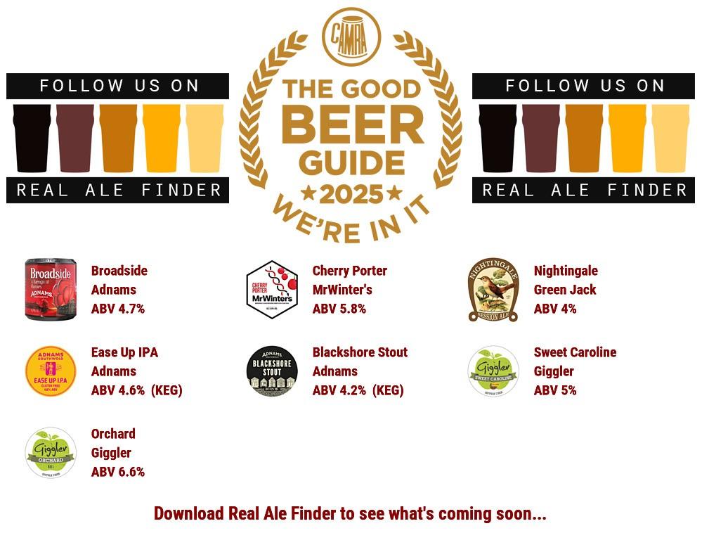 Steve Gray (@doughtagnan) on Twitter photo On the bar <a href="/WRacehorse/">Westhall Racehorse Community Pub</a> plus Keg Special <a href="/AmpersandBrewCo/">Ampersand Brew Co</a>
Bohemian Rex amber lager and GoldenBest very soon. Beer Board: bit.ly/2uF0IM6
#goodbeerguide <a href="/CAMRA_Official/">CAMRA</a> <a href="/Adnams/">Adnams Southwold</a> <a href="/wintersbrewery/">MrWinter's</a> <a href="/greenjackbrew/">Green Jack Brewery</a> #GigglerCider <a href="/NESuffolkCAMRA/">NE Suffolk CAMRA</a>
#RealAleFinder On the bar <a href="/WRacehorse/">Westhall Racehorse Community Pub</a> plus Keg Special <a href="/AmpersandBrewCo/">Ampersand Brew Co</a>
Bohemian Rex amber lager and GoldenBest very soon. Beer Board: bit.ly/2uF0IM6
#goodbeerguide <a href="/CAMRA_Official/">CAMRA</a> <a href="/Adnams/">Adnams Southwold</a> <a href="/wintersbrewery/">MrWinter's</a> <a href="/greenjackbrew/">Green Jack Brewery</a> #GigglerCider <a href="/NESuffolkCAMRA/">NE Suffolk CAMRA</a>
#RealAleFinder