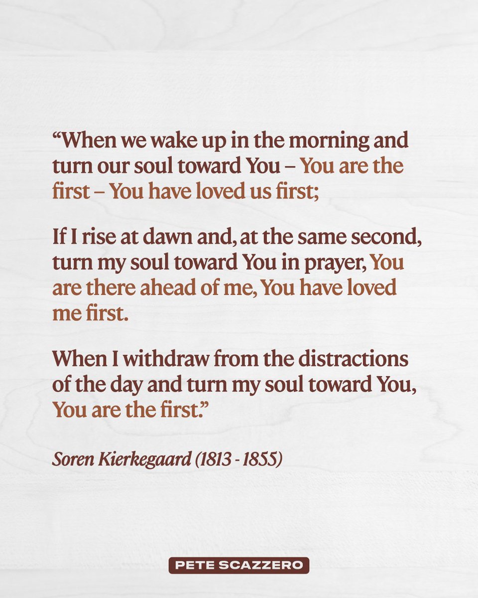 petescazzero's tweet photo. May we rest in the fact that our faith is in God’s relentless pursuit of us, not our up-and-down pursuit of Him. Oh, the depth of the riches of His love, mercy, and kindness! https://t.co/1KnePjglCA