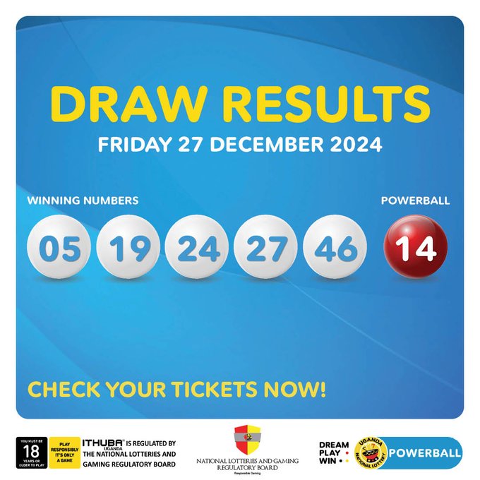 Powerball: Draw Results (27/12/2024)