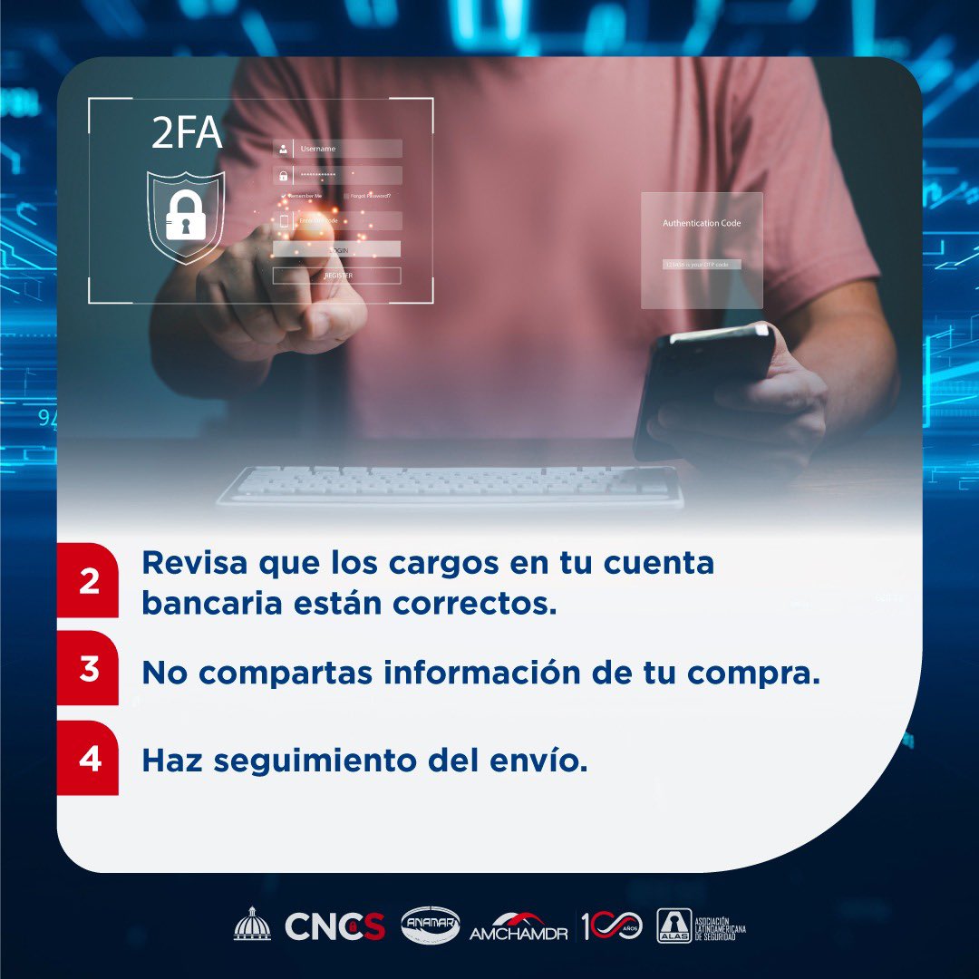 ¡Sigue seguro después de comprar!🛍️🔐  

✔️ Guarda el comprobante y revisa tus cargos.  
✔️ Haz seguimiento del envío y evita enlaces sospechosos.  
✔️ Borra datos de pago y cierra sesión después de usar.  

Disfruta tu compra sin preocupaciones.