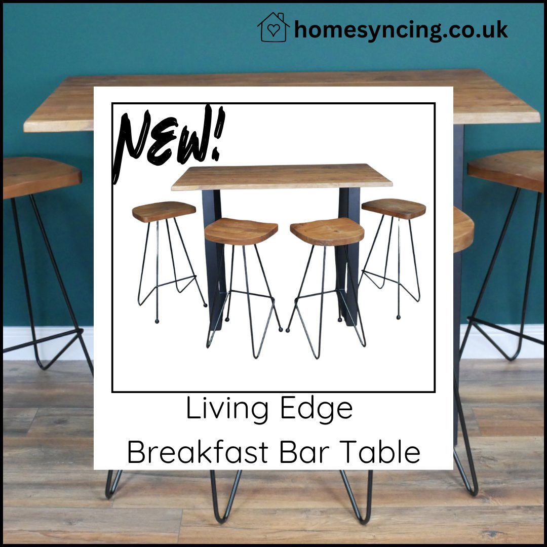 homesyncing's tweet image. New!  Just Added:
Living Edge Breakfast / Bar Table
Made from iron and acacia wood.
homesyncing.co.uk/Living-Edge-Br…...
#breakfastbar #furniture #bartable #barstools #furniture #woodenfurniture #naturalgrainfurniture #homedecor #interiordesign #homestyling #homedecor #homeinspo