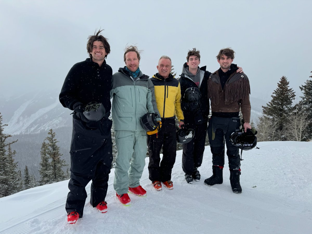 Epic day on Ajax with Finn, Aidan, Conor and race legend Bode Miller, history’s greatest Alpine skier.