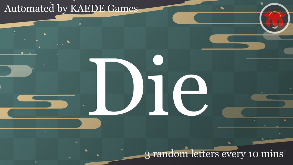 3letter_'s tweet image. D i e