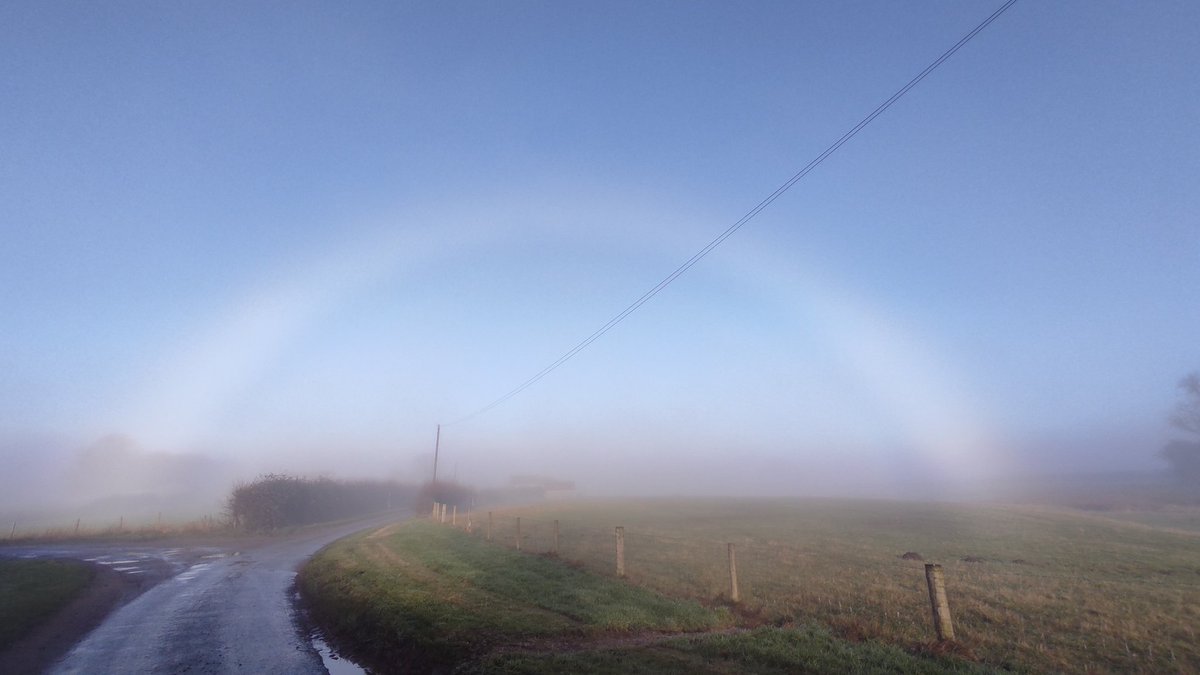 White rainbow!