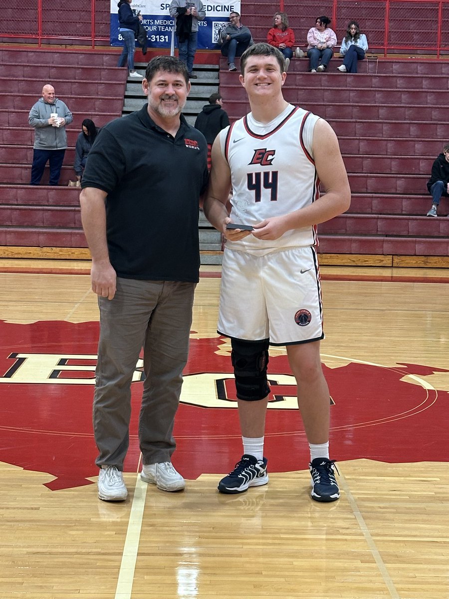 Dan Swartz player of the game for East Carter Allen Cooper