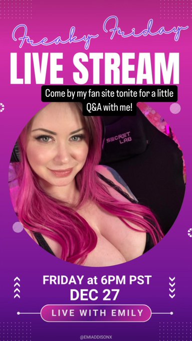 Watch Emi Addison's leaked NSFW photo on TwXstars