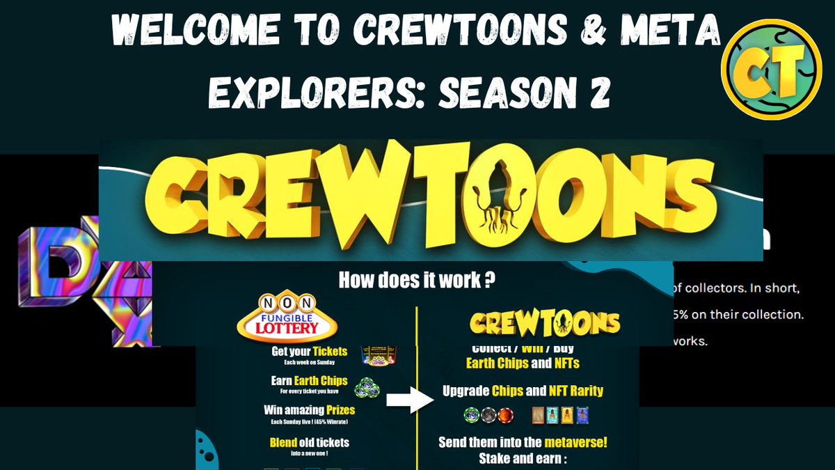 ...........!!! BIG UP ON WAX !!!................
<a href="/CrewToons/">CrewToons</a> Universe on <a href="/WAX_io/">WAX</a>  is just like a magic. Collect trading cards, join the Meta Explorers #P2EGames, and earn tokens &amp; NFTs across the Metaverse now!
  Boost your rewards with $CrewC and explore 6 planets for epic