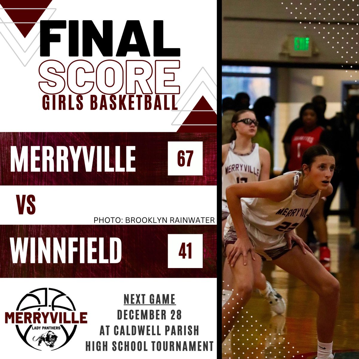 LadyPanthersMHS's tweet photo. Avery Cournoyer | 39 pts
Miranda Williams | 18 pts https://t.co/u9bN5YhJET