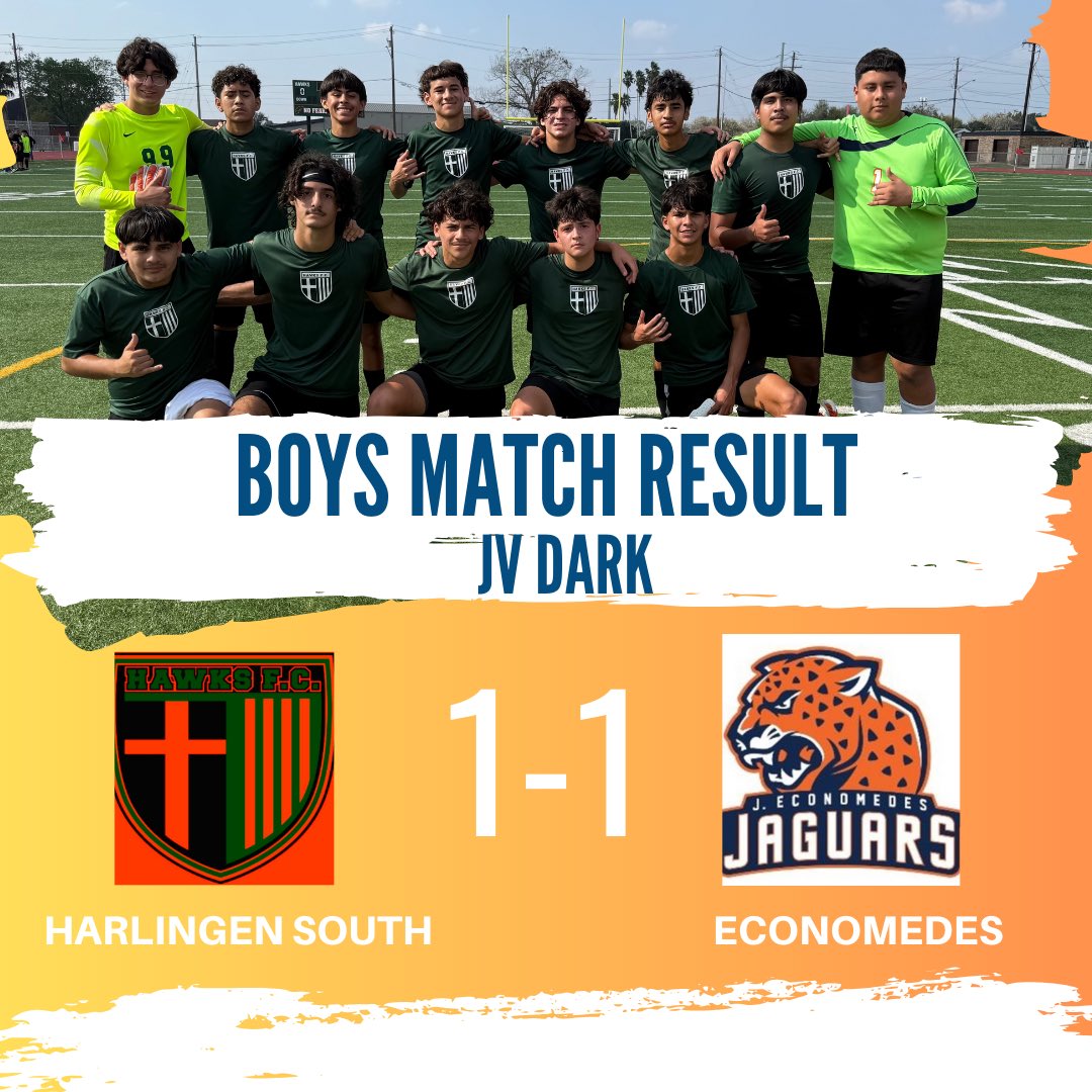 HawkSoccer10's tweet photo. Shoutout to our Junior Varsity teams for another brave performance today! They’re continuing to improve with every game, showing great effort and teamwork as the season gets underway. Excited to see their growth and progress as they keep pushing forward! Keep it up! #JVStrong https://t.co/td0DU5XzlP