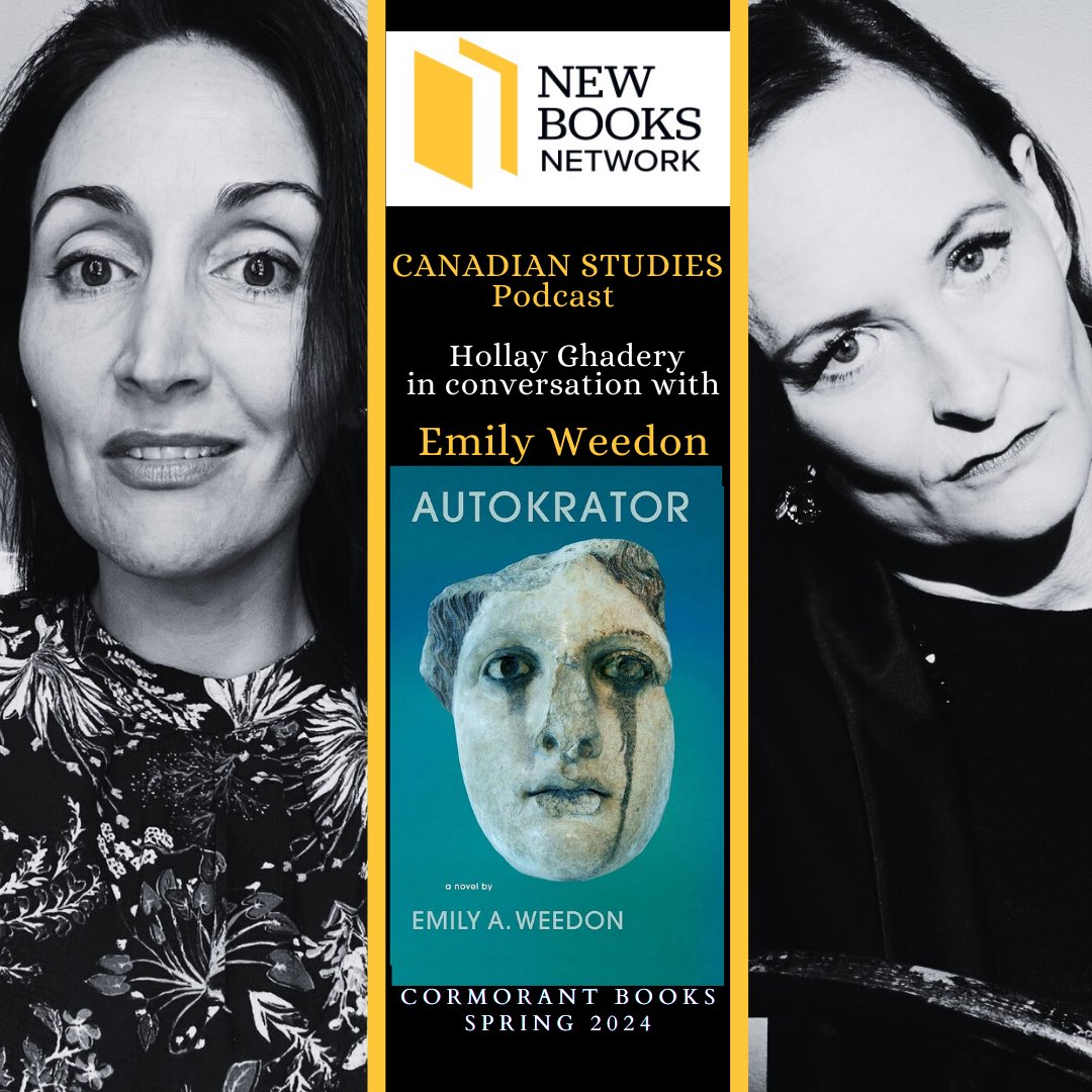Hollay Ghadery (she/her) (@hollay2) on Twitter photo In my recent NBN Canadian Studies podcast, author Emily Weedon denies any prescience when it comes to Autokrator—her acclaimed dystopian tale of feminine oppression and rage. Rather, she points out, she’s just been paying attention.
newbooksnetwork.com/autokrator
<a href="/NewBooksNetwork/">New Books Network (@newbooksnetwork.bsky.social)</a> In my recent NBN Canadian Studies podcast, author Emily Weedon denies any prescience when it comes to Autokrator—her acclaimed dystopian tale of feminine oppression and rage. Rather, she points out, she’s just been paying attention.
newbooksnetwork.com/autokrator
<a href="/NewBooksNetwork/">New Books Network (@newbooksnetwork.bsky.social)</a>