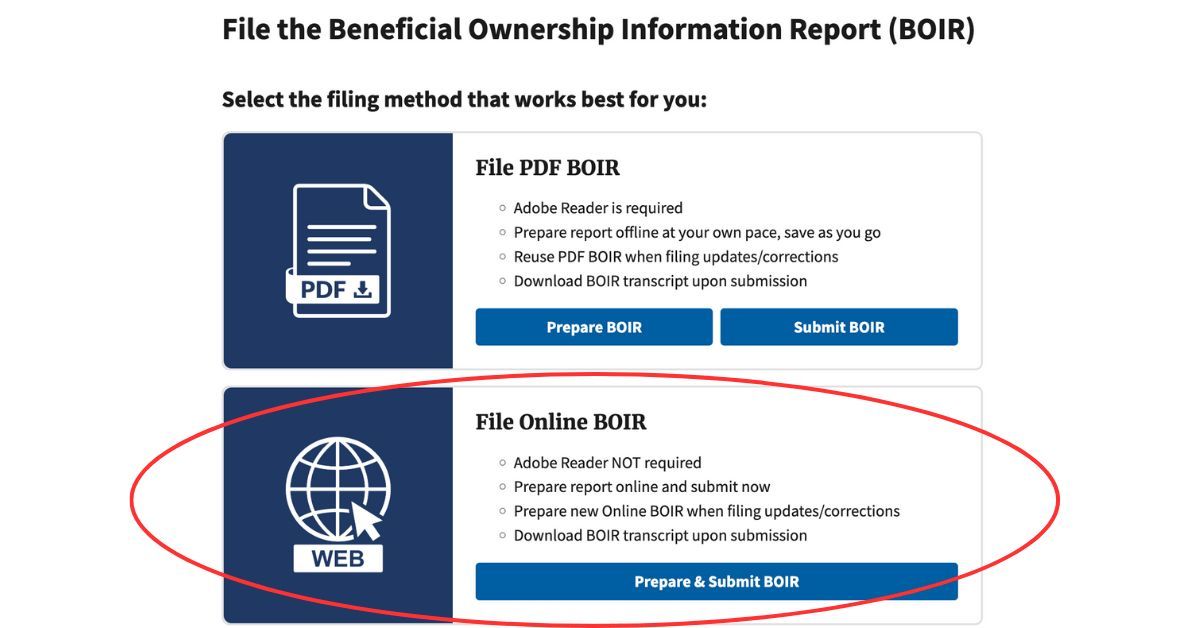 Springboar7689's tweet image. I filed the Beneficial Ownership Information Report (BOIR), It was easy buff.ly/3BMOHak