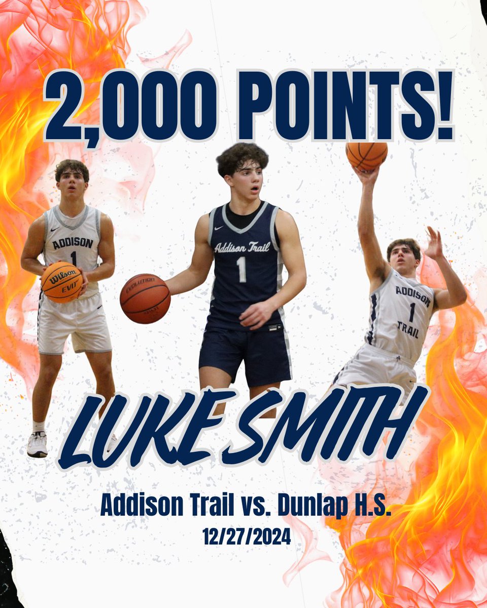 AT BLAZER HOOPS (@atblazerhoops) on Twitter photo 🚨🚨Senior Luke Smith ecliped the 2,000 career point mark in today's game! His 2,005 career points currently rank him as the 163rd leading scorer in IHSA history! <a href="/michaelsobrien/">Michael O'Brien</a> <a href="/NestoHoops/">Aaron Britton</a> <a href="/joehoopsreport/">Joe Henricksen</a> <a href="/HardwoodPrepsIL/">Hardwood Preps Illinois</a> <a href="/ILLHoopsScoops/">ILLHoopsScoops</a> <a href="/chilandprephoop/">Chicagoland PrepHoop</a> <a href="/mattjnow/">Matt Now</a> <a href="/aiathletics/">ALL IN Athletics</a> 🚨🚨Senior Luke Smith ecliped the 2,000 career point mark in today's game! His 2,005 career points currently rank him as the 163rd leading scorer in IHSA history! <a href="/michaelsobrien/">Michael O'Brien</a> <a href="/NestoHoops/">Aaron Britton</a> <a href="/joehoopsreport/">Joe Henricksen</a> <a href="/HardwoodPrepsIL/">Hardwood Preps Illinois</a> <a href="/ILLHoopsScoops/">ILLHoopsScoops</a> <a href="/chilandprephoop/">Chicagoland PrepHoop</a> <a href="/mattjnow/">Matt Now</a> <a href="/aiathletics/">ALL IN Athletics</a>