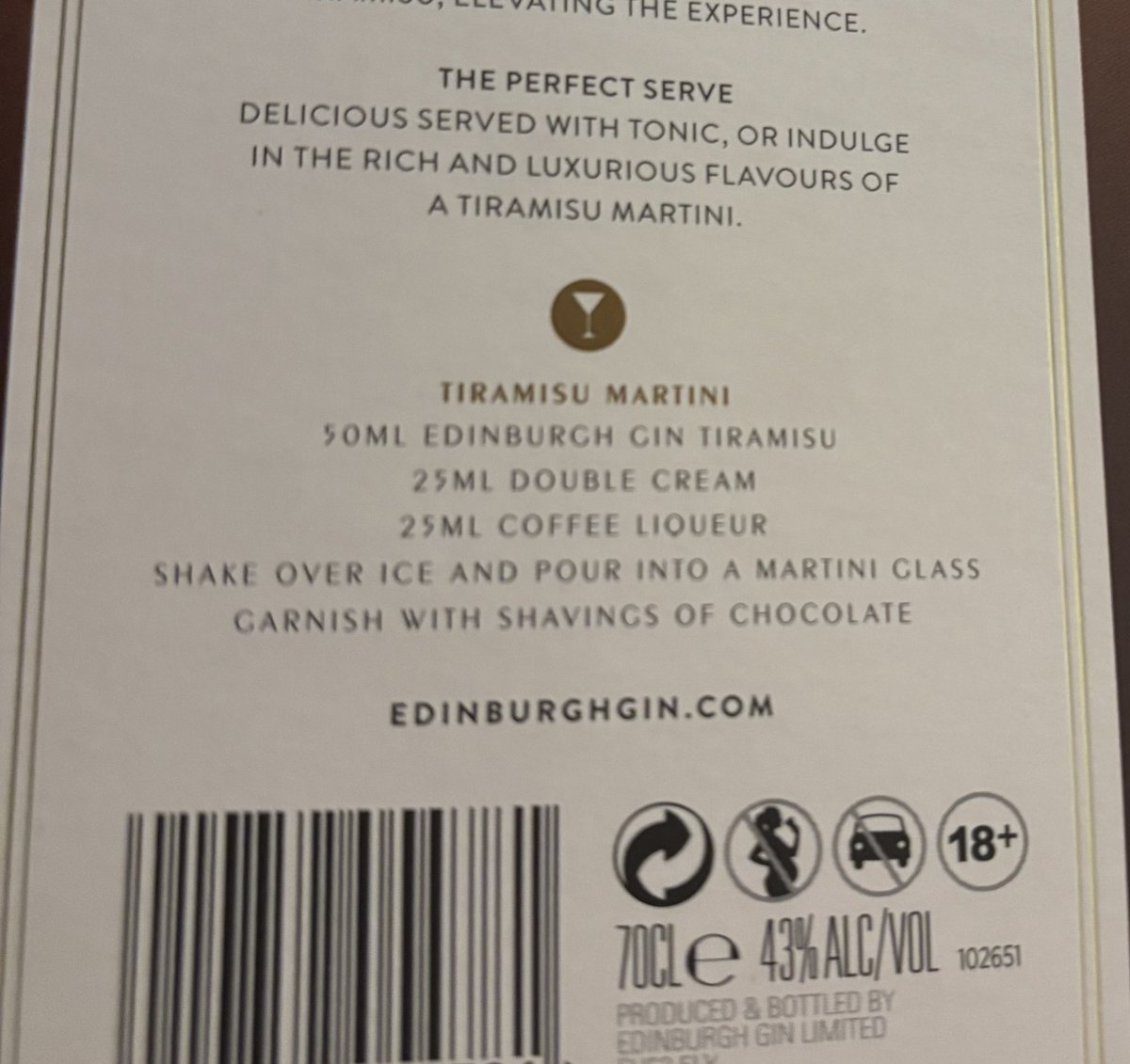 Holy moly <a href="/Edinburgh_Gin/">Edinburgh Gin</a> this is possibly the strongest cocktail I’ve ever made!! 😆🤯