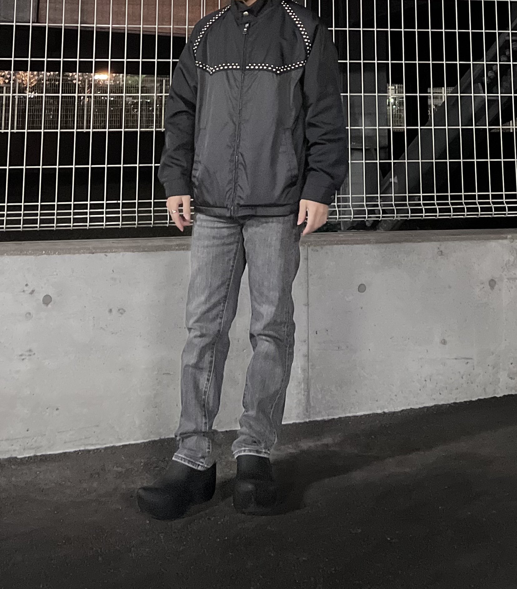 日本代表 東京Fashion 黒x灰Ver. ② ラスト！ LAST NEST / STRATA CROSS ZIP HOODIE (HOLICK Exclusive) | HOLICK