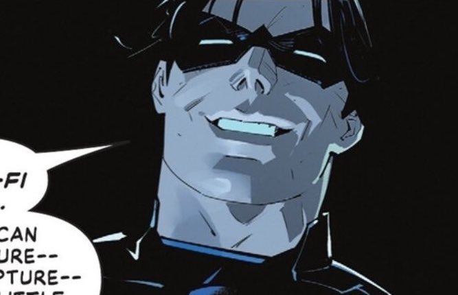 Nightwing’s aura in Absolute Power was unreal