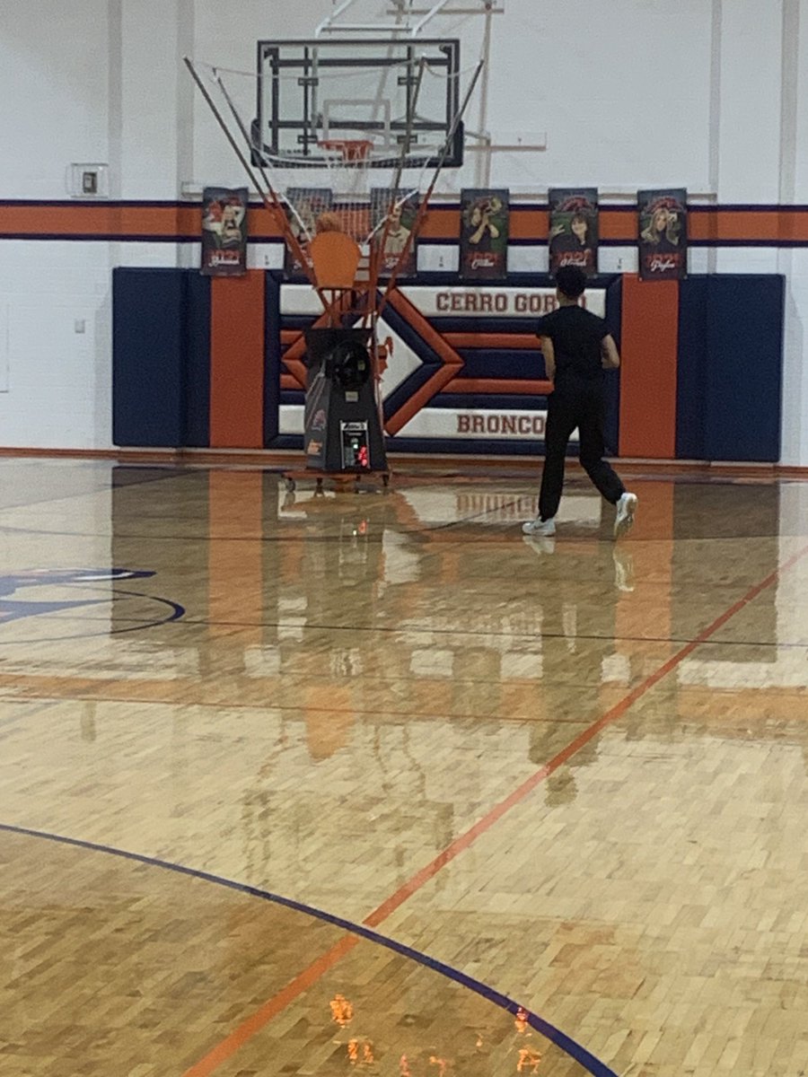 Former CGB star, Connor Brown, getting some shots up over break before heading back for the second half of his Junior College bball season at Kishwaukee.  Love having him back.