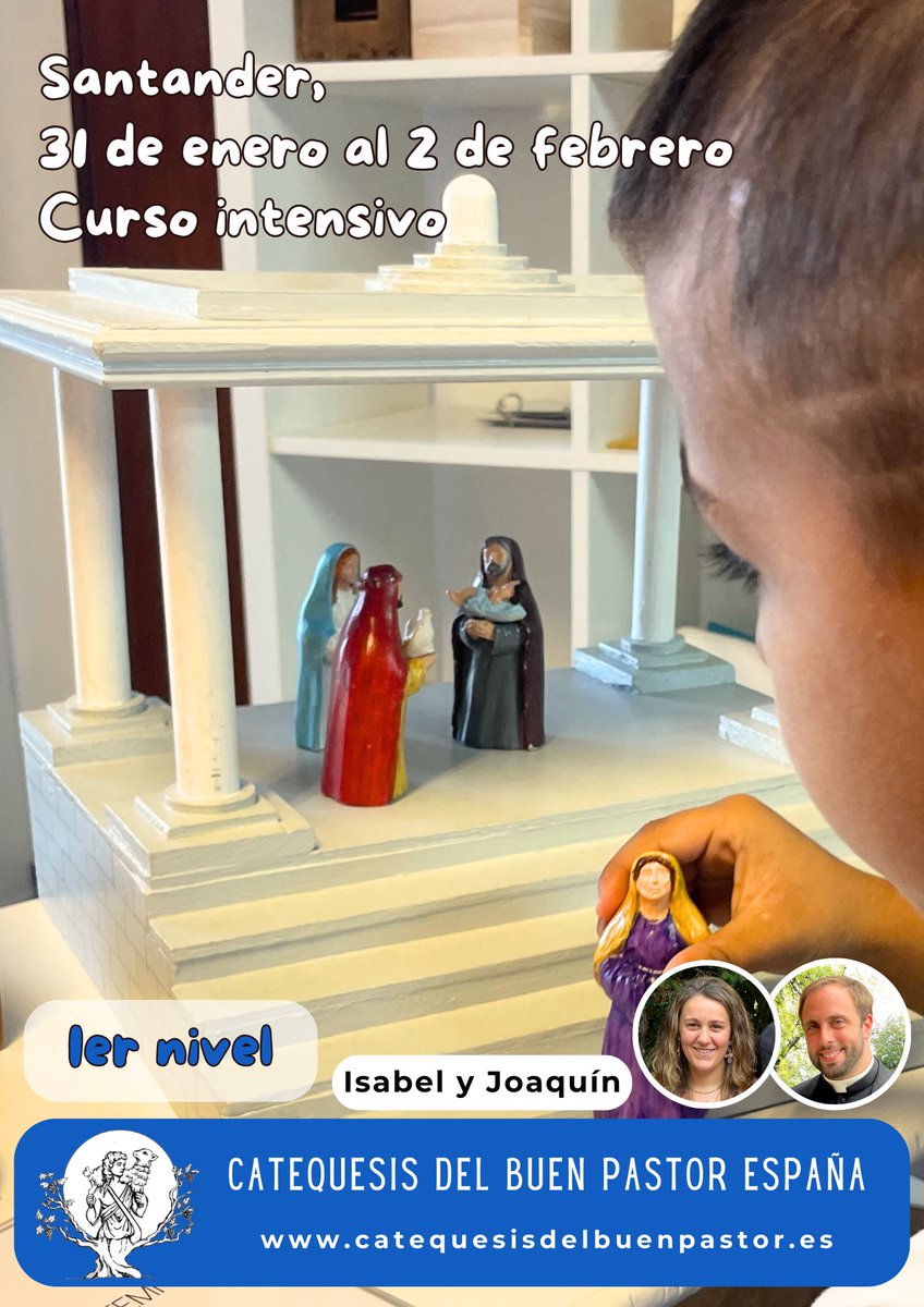 Curso intensivo
•⁠  ⁠I nivel A
con Isabel y Joaquín 

En Santander,
Parroquia San Francisco de Asís (locales parroquiales)
C/ Los Escalantes 9
del 31 de enero al 2 de febrero.

Inscripción: forms.gle/unFEeKEn3WCggt…
