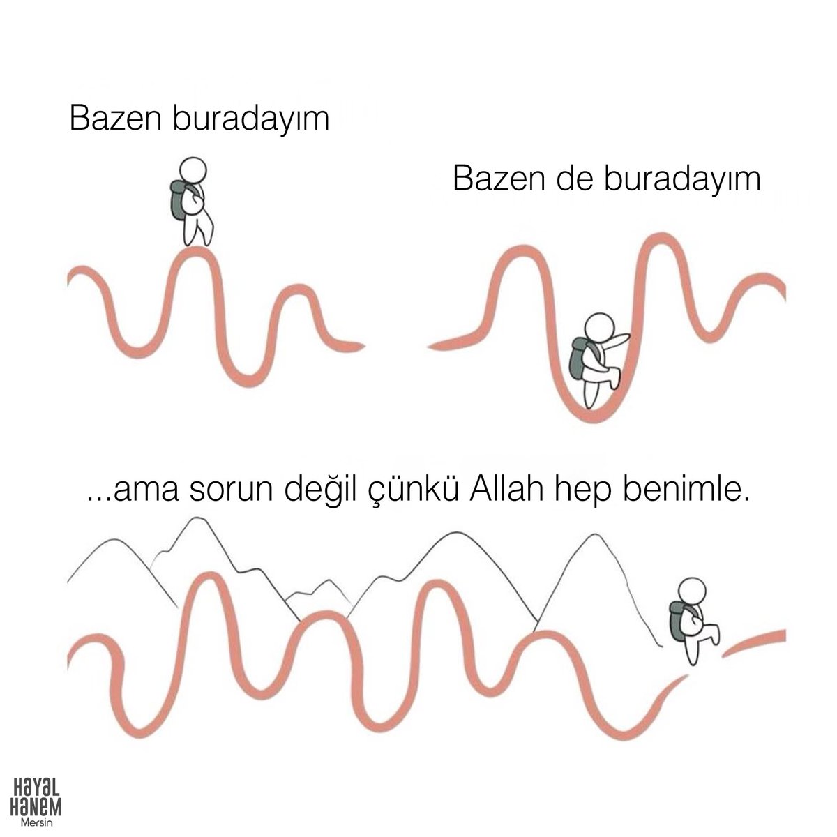 hayalhanemersin's tweet photo. Sorun değil çünkü Allah hep benimle… https://t.co/vo1ycOFUPE